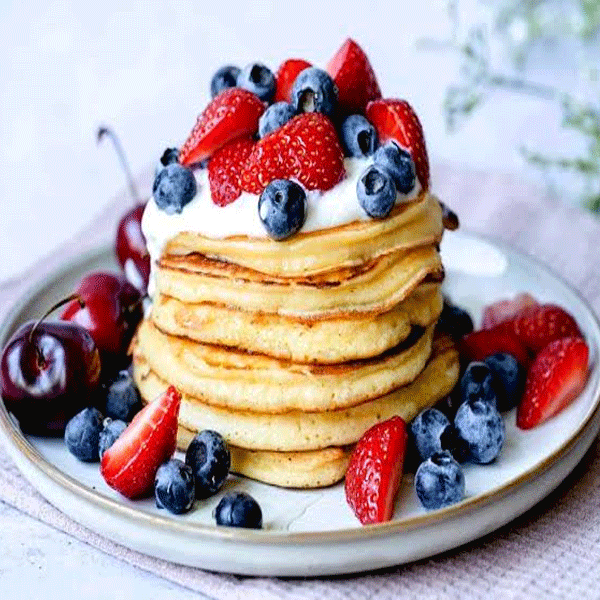 Fluffy pancake recipe from scratch