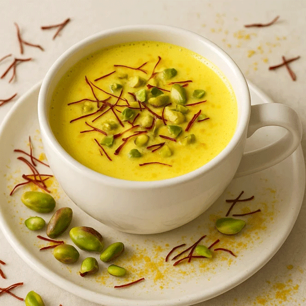 Why You Should Drink a Glass of Saffron Milk Before Bed