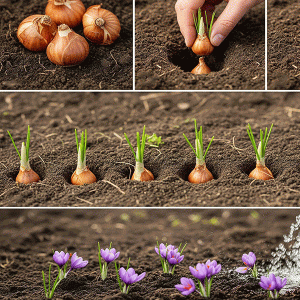 Saffron corms