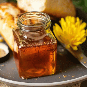 Saffron-infused honey