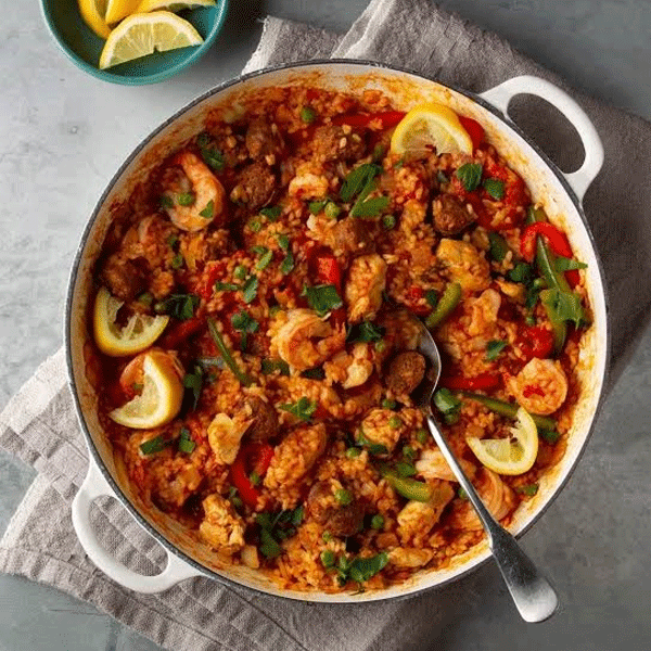 The Ultimate Spanish Saffron Seafood Paella Recipe