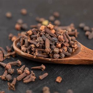 onion studded with cloves